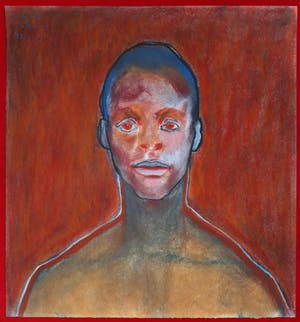 Hans Abbing - Portret van een man, tekening met pastelkrijt kopen? Bied vanaf 300!