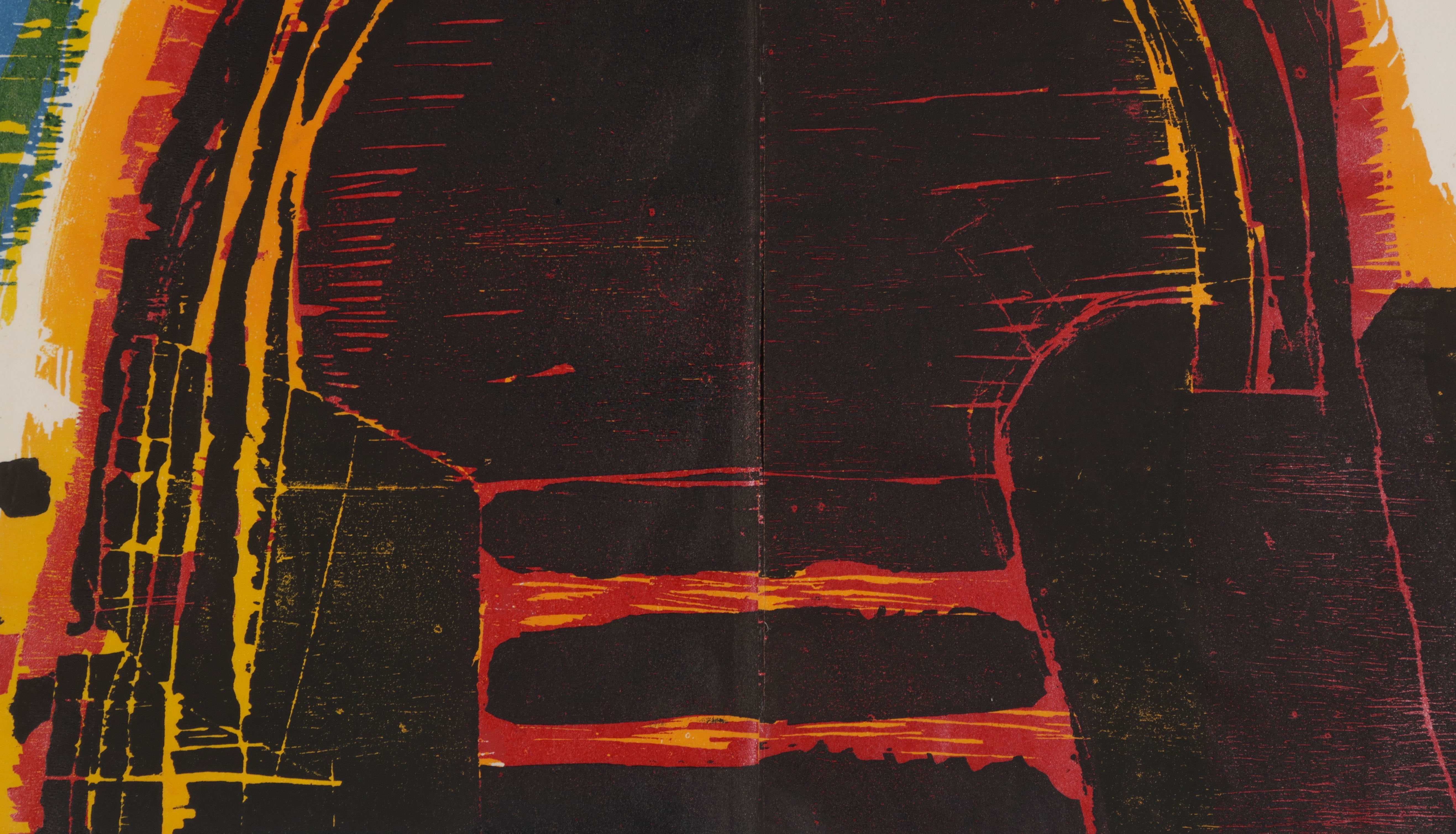 Guillaume Le Roy - Houtsnede, Zonder titel (Zeer groot) kopen? Bied vanaf 40!