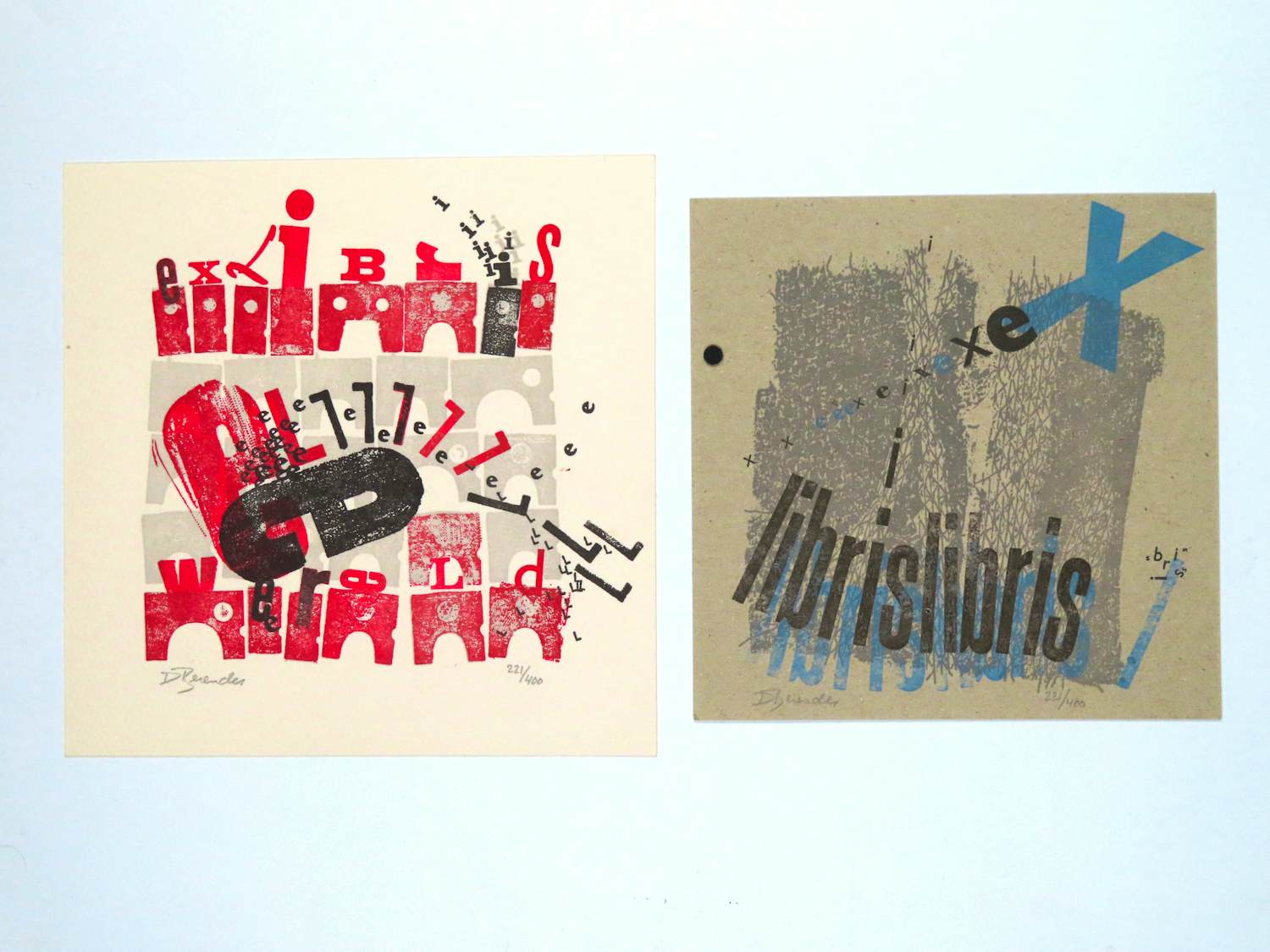 Dick Berendes - Ex libris (lot van 2) kopen? Bied vanaf 20!