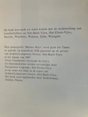 Modest Huys - Leven en werk van Modest Huys (1874-1932) kopen? Bied vanaf 40!