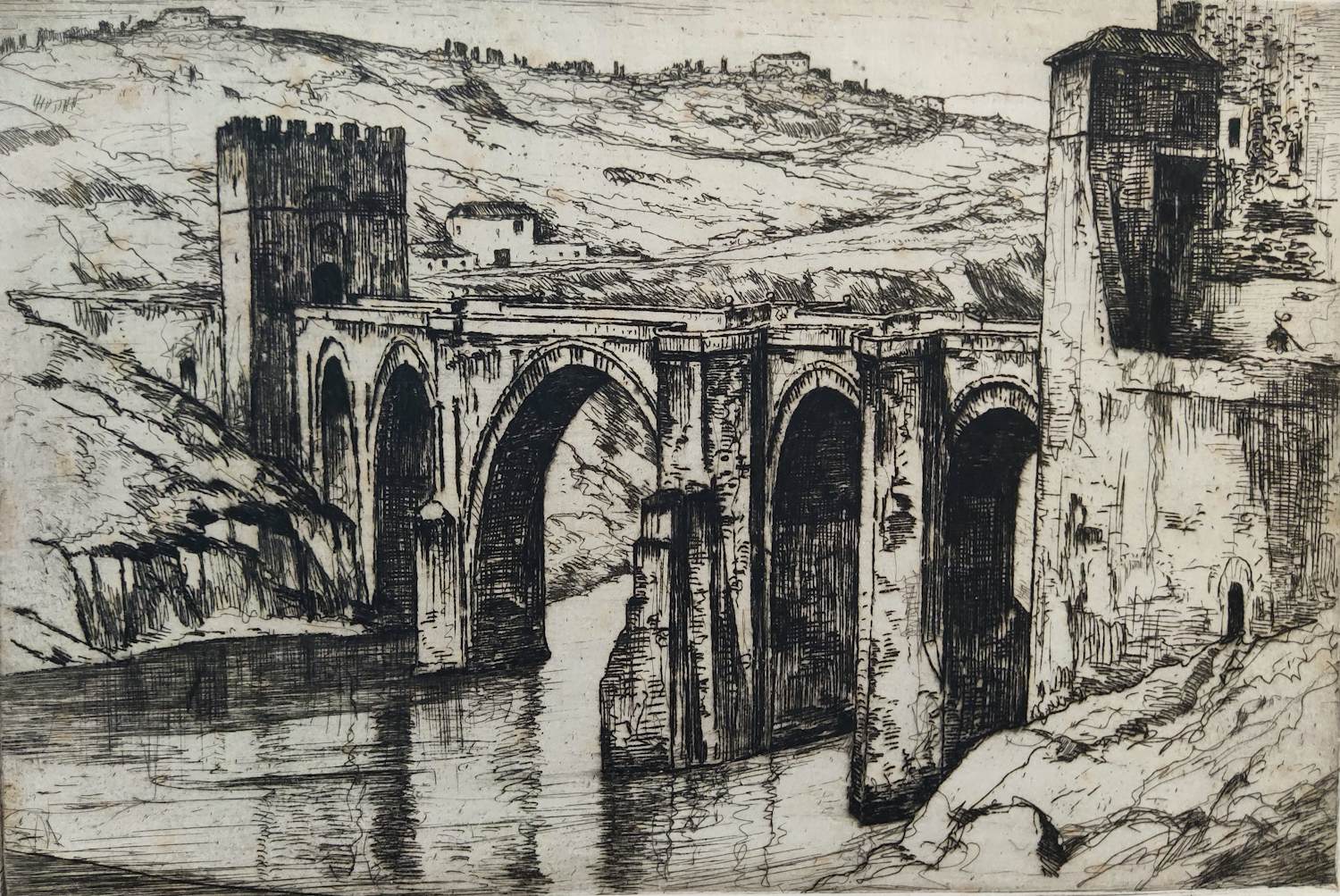 Eugene Lucker - San Martinobrug, Toledo kopen? Bied vanaf 30!