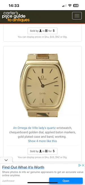 Niet of onleesbaar gesigneerd - omega Deville kopen? Bied vanaf 1!