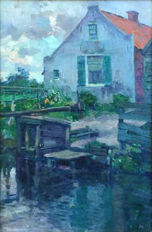 Anton Smeerdijk - C4674-3 - Boerderij aan het water verkocht voor € 125!