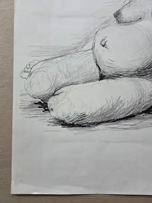 Aat Veldhoen - Naakt. Portret vrouw. kopen? Bied vanaf 49!