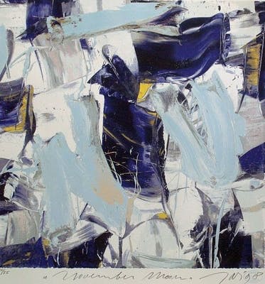 JAS - Kleurenzeefdruk NOVEMBER MOON SLECHTS 25 EX!!! verkocht voor € 60!