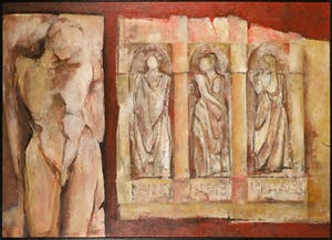 Hans Willems - Gemengde techniek op board, Figuren - Ingelijst (Groot) kopen? Bied vanaf 1!