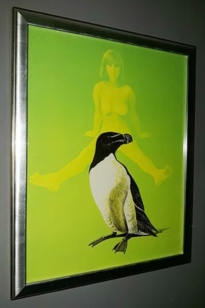 Mel Ramos - Annie and the Auk, litho (mooi ingelijst) kopen? Bied vanaf 795!