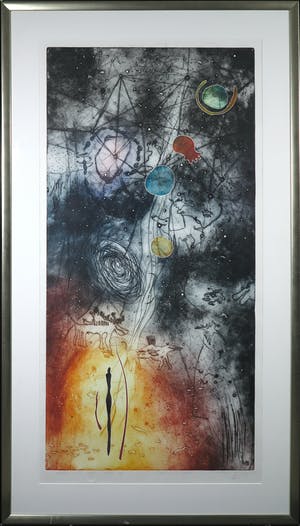 Ad Arma - Kleurenets, Samen in de nacht - Ingelijst (Zeer groot) kopen? Bied vanaf 220!