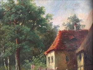 Niet of onleesbaar gesigneerd - Huisje aan het meer kopen? Bied vanaf 1!