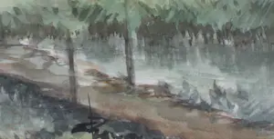 Niet of onleesbaar gesigneerd - 2 aquarellen - Bali - Indonesië kopen? Bied vanaf 1!