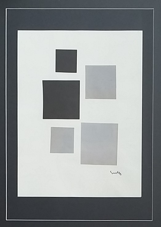 Siep van den Berg - Collage op papier verkocht voor € 120!