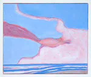 Paul Overhaus - Olieverf op doek, Zonder titel - Ingelijst verkocht voor € 60!