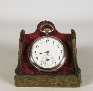 IWC - (Rosé verguld) zilver, Zakhorloge met houder en stamboekje kopen? Bied vanaf 850!