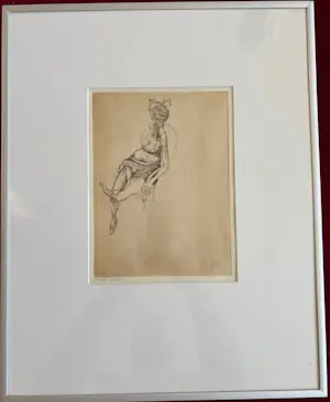 Herman Gordijn - Zittend met afgewend hoofd kopen? Bied vanaf 80!