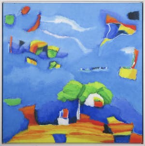 Saskia Bremer - Acryl op doek, Paradise Island - Ingelijst kopen? Bied vanaf 120!