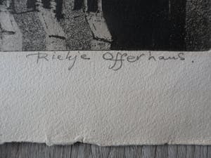 Riekje Offerhaus - Ets/aquatint. Kathedraal. kopen? Bied vanaf 20!