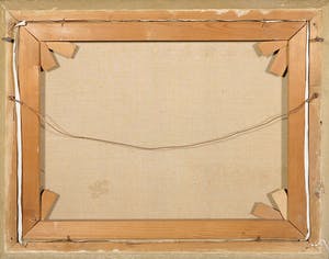 Jan Dekker - Olieverf op Doek, Boerderijzicht, Ingelijst kopen? Bied vanaf 1!