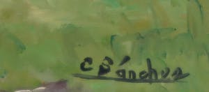 Niet of onleesbaar gesigneerd - Olieverf op doek, Landschap met boerderij - Ingelijst kopen? Bied vanaf 1!