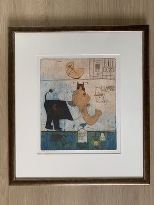 Michel van Overbeeke - Prachtige ets kopen? Bied vanaf 45!