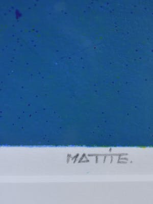 Mattie Schilders - Samenwerken - Twee zeefdrukken - Ingelijst - Groot kopen? Bied vanaf 50!