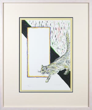 Roger Raveel - Zeefdruk uit Felix Vulgaris - Ingelijst kopen? Bied vanaf 1!