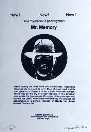 Woody van Amen - fraaie popart computerprint verkocht voor € 45!