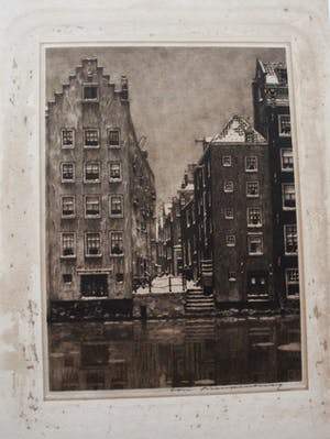 Cornelis Brandenburg - Ets: Amsterdam kopen? Bied vanaf 75!