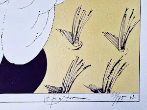 Hannes Postma - Grote kleuren Ets -1964 - Land-Escape - bep. oplage (75) - potloodgesigneerd kopen? Bied vanaf 49!