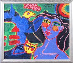 Corneille - Terragravure, Eternal Song of Summer V - Ingelijst kopen? Bied vanaf 250!