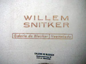 Willem Snitker - Zonlicht in tuin (2) -acryl 1999- kopen? Bied vanaf 50!