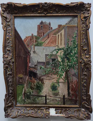 Augustinus van der Linde - Binnenplaats. Wijk bij Duurstede. kopen? Bied vanaf 59!