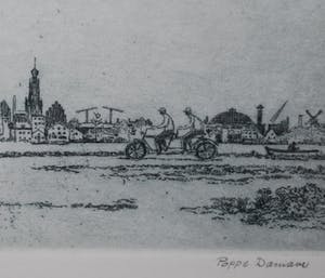Poppe Damave - ets, oplage 150 - Langs het Spaarne, Haarlem kopen? Bied vanaf 35!