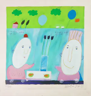 Wouter Stips - Zeefdruk, En dan aten we vis kopen? Bied vanaf 1!