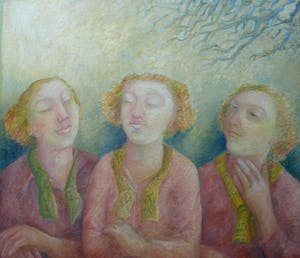 An Beerman - Olieverf op linnen , Zonnen – 100 x 115 cm - 2007 kopen? Bied vanaf 1!