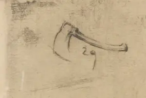 Georges Higuet - Ets, Portret - Ingelijst kopen? Bied vanaf 1!