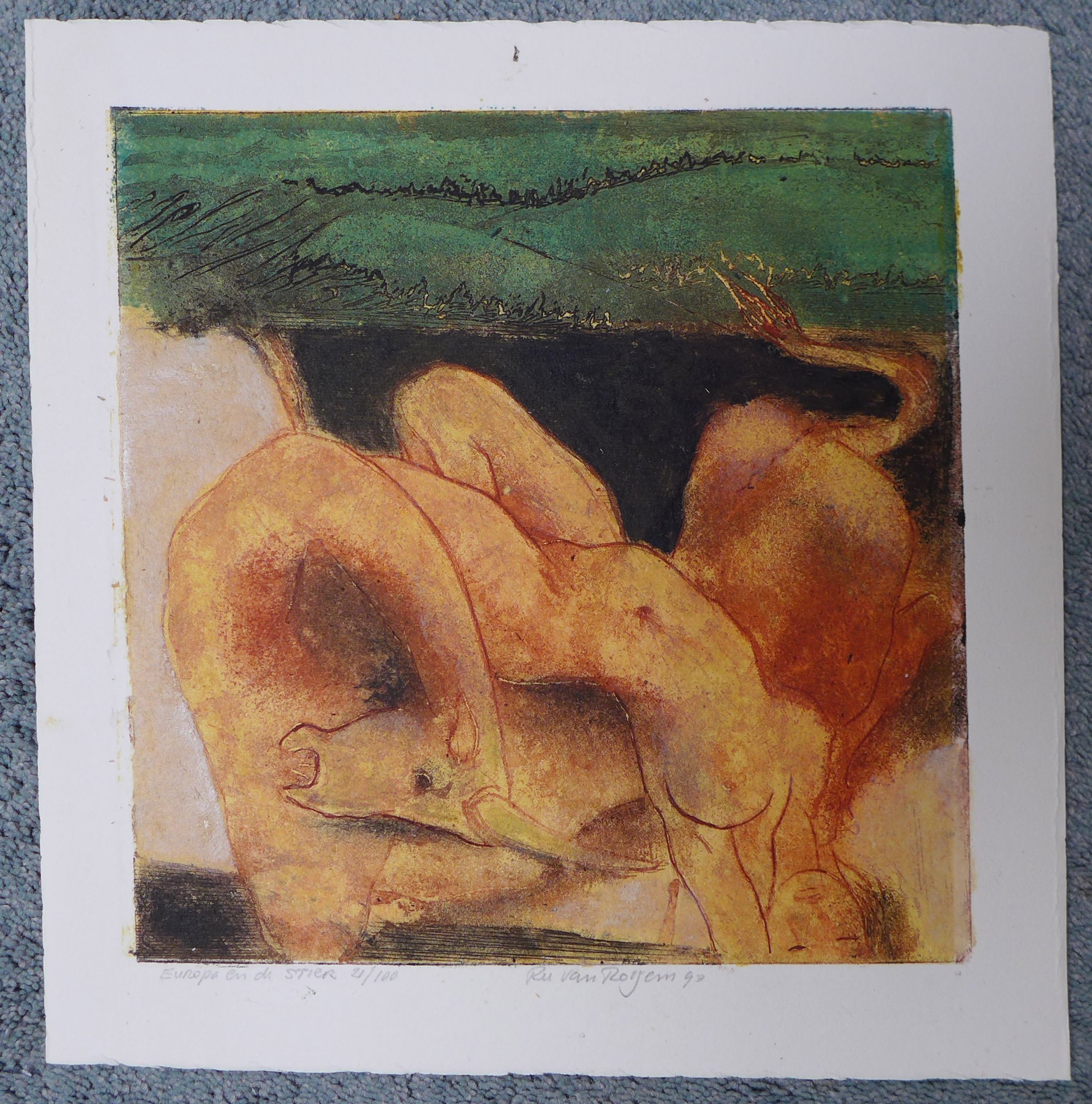 Ru van Rossem - Kleurets verkocht voor € 75!