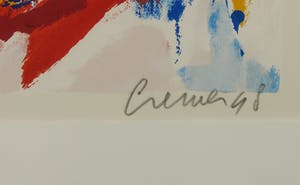 Jan Cremer - Zeefdruk, L'Histoire des coeurs - Ingelijst kopen? Bied vanaf 200!