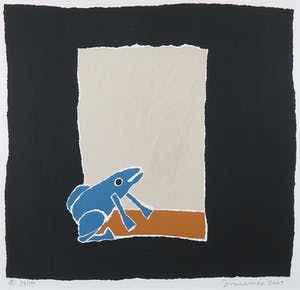 Hans Innemee - Zeefdruk, Zonder titel - Ingelijst kopen? Bied vanaf 70!