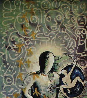 AcheterMark Kostabi - Paul kostabi - tony Esposito - "Mediterraneam Dream"- glicée - 2014? Enchérissez de 80!