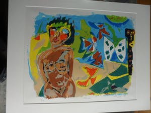 John Lie a Fo - Zeefdruk, Titel, Vlinders. kopen? Bied vanaf 40!