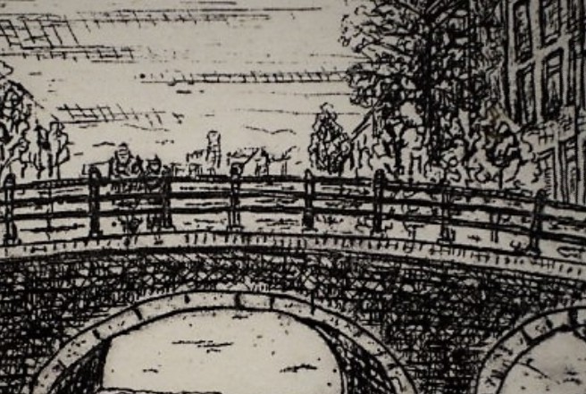 Niet of onleesbaar gesigneerd - Amsterdam Keizersgracht 1977 kopen? Bied vanaf 1!