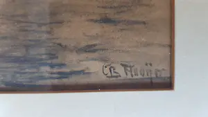 Gijsbert Hooyer - krijttekening/aquarel - handgesigneerd kopen? Bied vanaf 95!