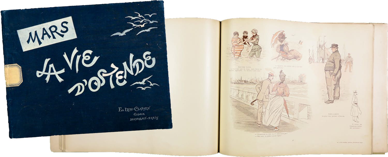 Mars - De rijk geïllustreerde uitgave van La vie d'Ostende verkocht voor € 40!