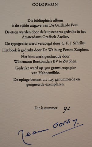 Jeanne Bieruma Oosting - Map met 12 etsen: Une selection des fleurs du mal - 1976 kaufen? Bieten Sie von 250!