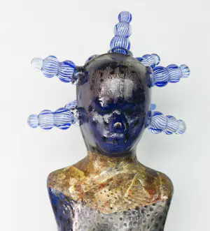 Richard Price - Sculptuur van glas, Blue Lady (Groot!) kopen? Bied vanaf 2000!