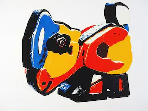 Karel Appel - Zeefdruk DE KIP uit 1977 kaufen? Bieten Sie von 95!