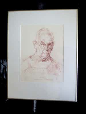 Joop Liesker - Zelfportret verkocht voor € 45!