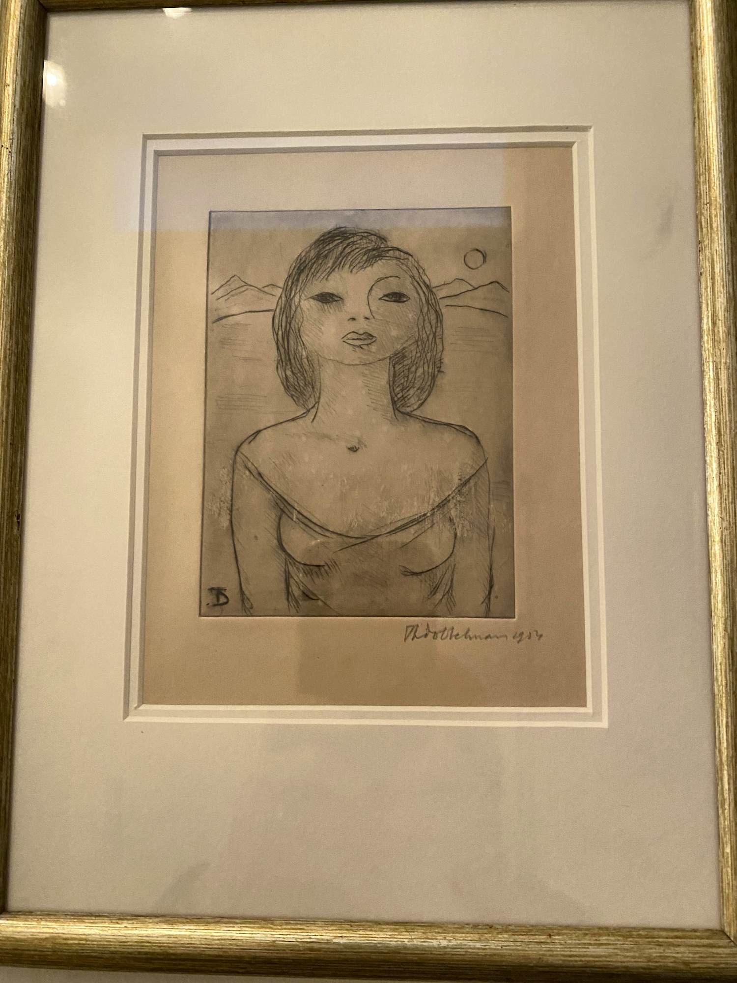 Theo Dobbelman - Pentekening jonge meisjes kopen? Bied vanaf 125!