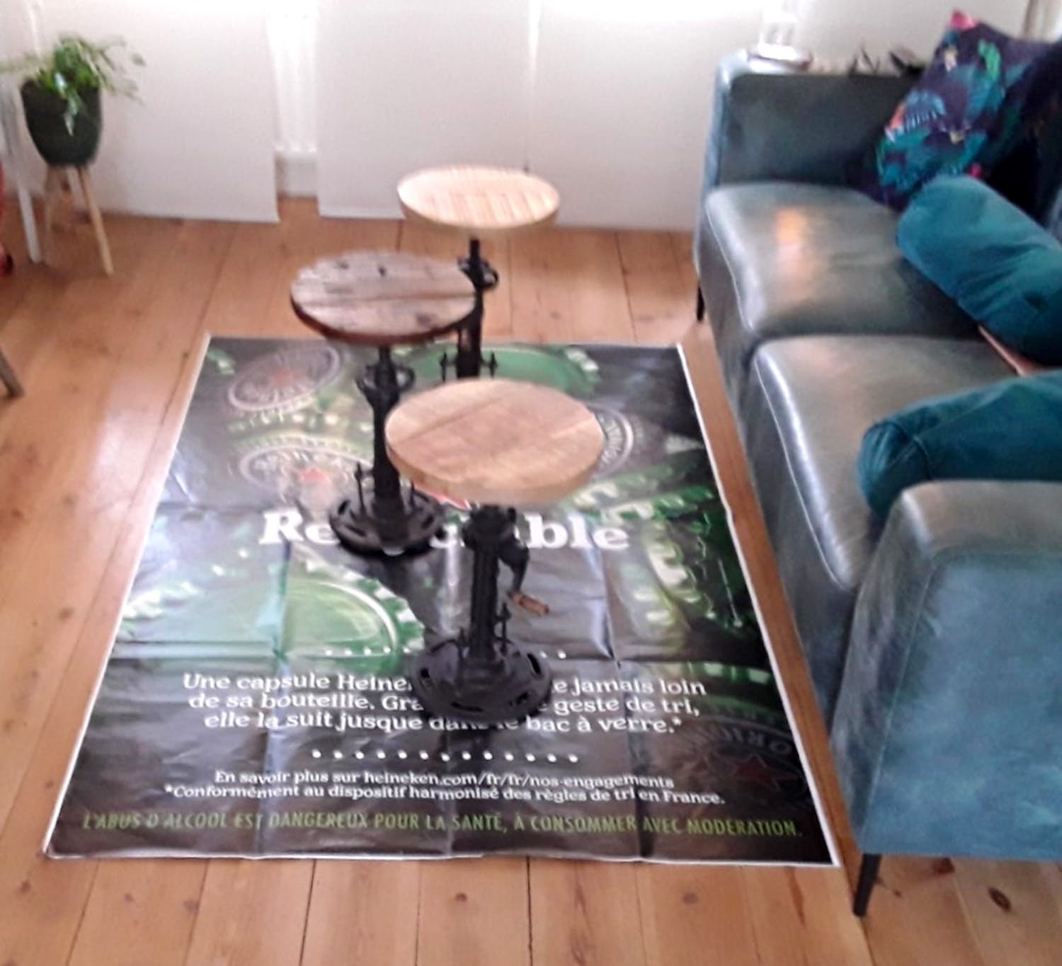 Niet of onleesbaar gesigneerd - Unieke, zeldzame Franse billboardposter Heineken kopen? Bied vanaf 1!