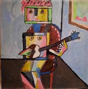 Niet of onleesbaar gesigneerd - Spel gitaar kopen? Bied vanaf 1!